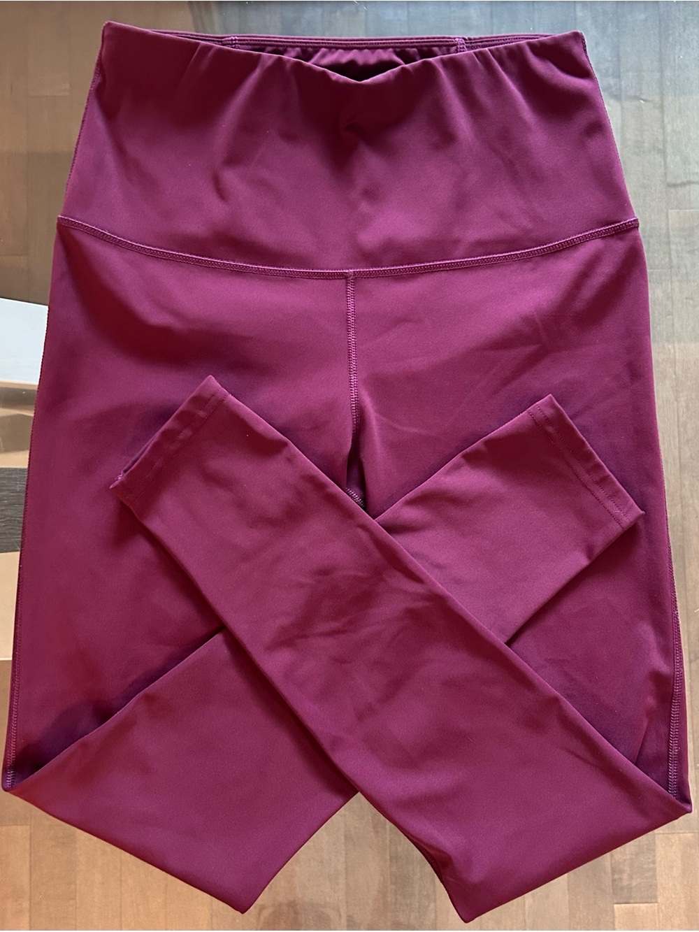 Women's Leggings-Plum Purple-Queenieke